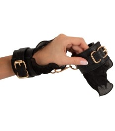 Bondage-Set, Handfesseln plus Halsfessel mit Leine