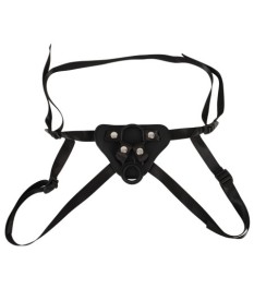 Peitsche „Whip", Mikrofaser-Riemen an Glasgriff/dildo