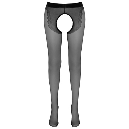 Strumpfhose ouvert mit eingewebtem Tanga