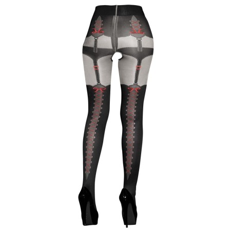 Straps-Strumpfhose im Trachten-Look