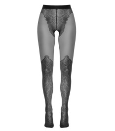 Strumpfhose ouvert im Overknee-Look