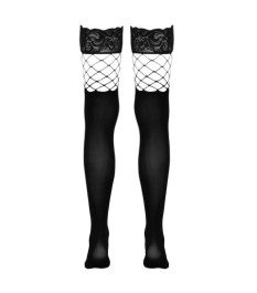 Halterlose Strümpfe im 2-in-1-Look