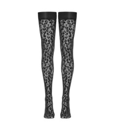 Strumpfhose ouvert mit Ziernaht und Hochferse