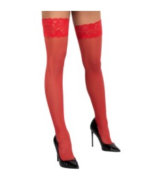 Halterlose Strümpfe mit 9-cm-Spitzenabschluss