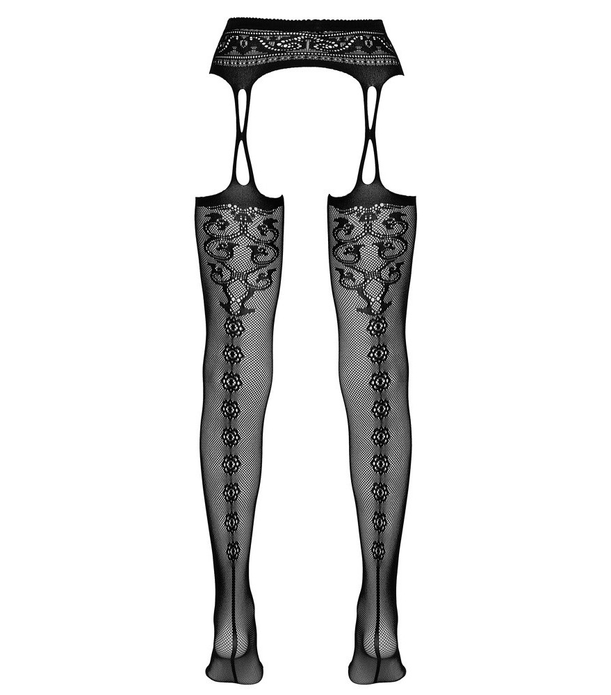 Straps-Strumpfhose in Strapsgurt-Optik