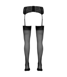 Straps-Strümpfe mit schlichtem Abschluss