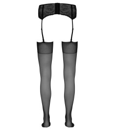 Straps-Strümpfe, seidig glänzend