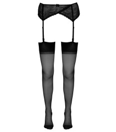 Strümpfe mit Ziernaht und Hochferse