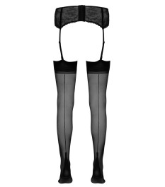 Strümpfe mit Ziernaht und Hochferse