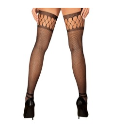 Straps-Strümpfe aus Netz