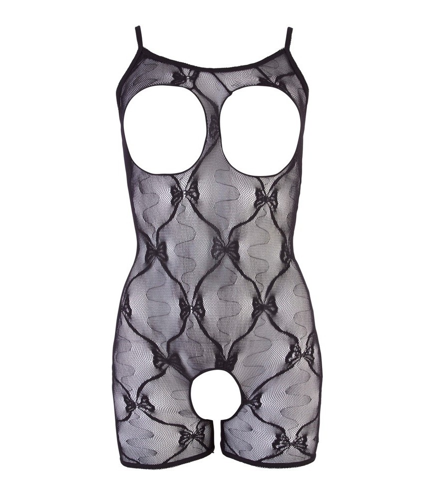 Catsuit ouvert plus Armstulpen