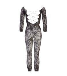Spitzen-Catsuit ouvert