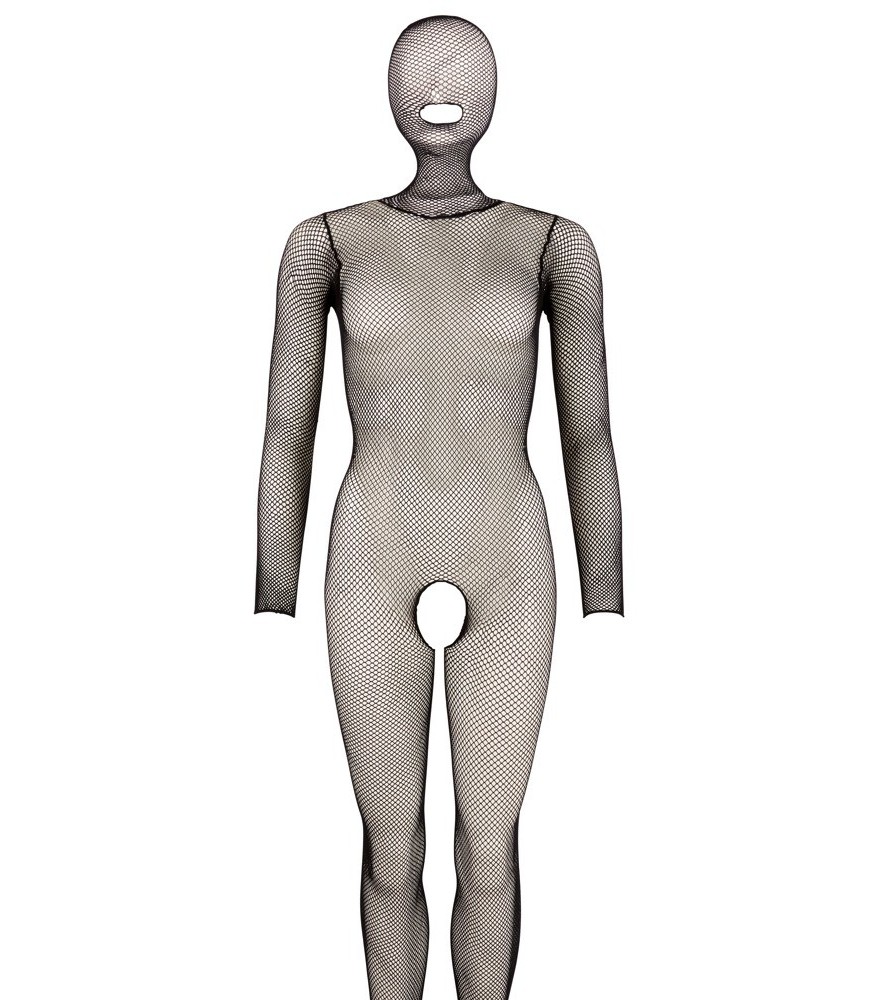Catsuit ouvert mit Kopfmaske