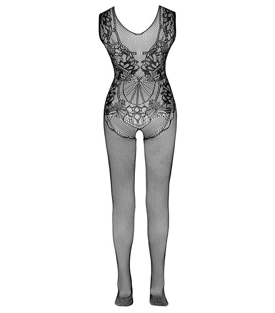 Straps-Strumpfhose aus hochelastischem Netz