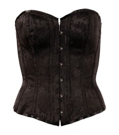 Corsage mit abnehmbaren Strapsen