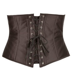 Taillen-Corsage aus Satin