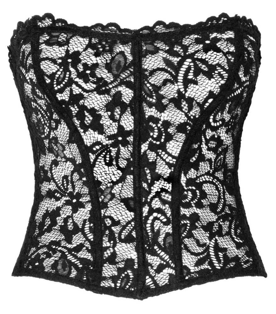 Straps-Strümpfe mit elastischem 9-cm-Spitzenabschluss