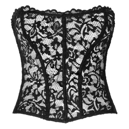 Straps-Strümpfe mit elastischem 9-cm-Spitzenabschluss