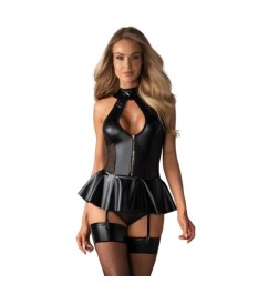 Catsuit ouvert plus Armstulpen