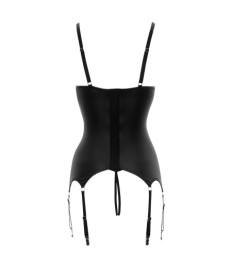 Ouvert-Catsuit aus pinkfarbenem Netz