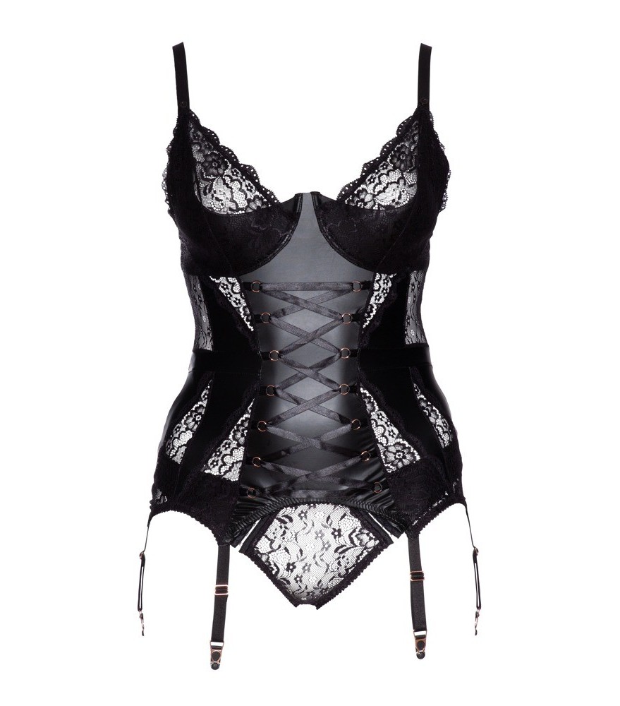 Strapshemd mit Handfesseln plus Slip