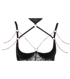 Taillen-Corsage aus Satin