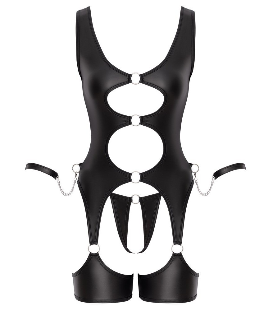 Strapshemd mit breiten Schenkelbändern