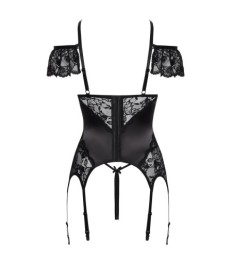 Corsagen-Top „Orgia Mysteria“ im Powerwetlook