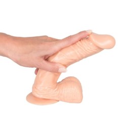 Naturdildo „European Lover“, 22,5 cm mit Saugfuß aus TPE