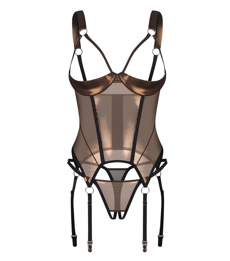 Strapshemd „Soranna“ inklusive Ouvert-String