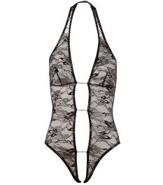 Ouvert-Body aus Spitze & Powernet