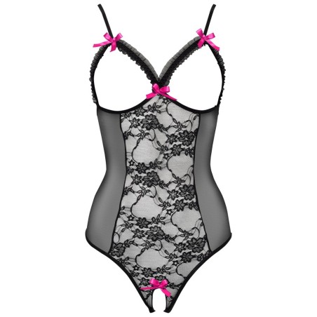 Body ouvert aus Powernet mit Spitze