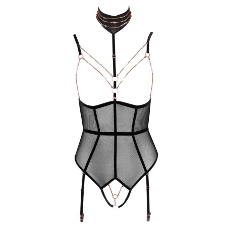 Body ouvert mit Strapsen