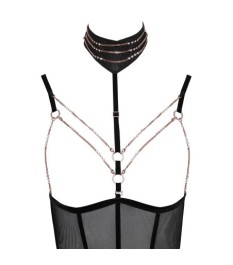 Strapshemd „Soranna“ inklusive Ouvert-String