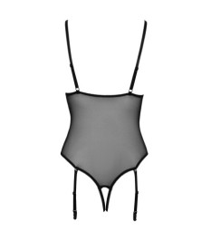 Body ouvert mit abnehmbaren Strapsen