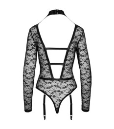 Body aus Spitze mit Mattlook-Riemendetails