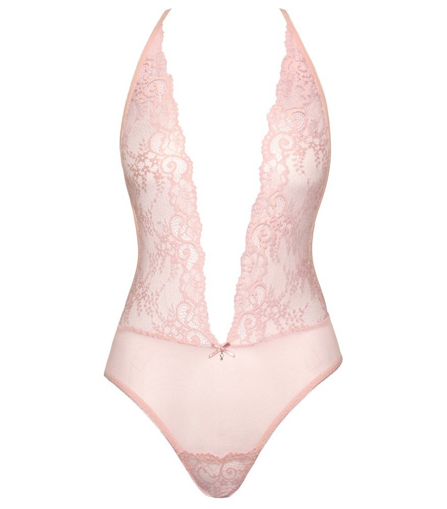 Body aus Powernet und Spitze