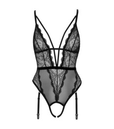 Body aus Spitze und Powernet