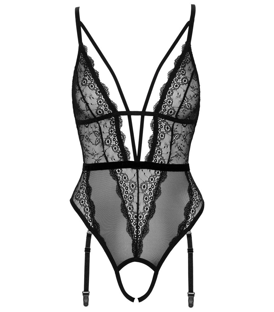 Body aus Spitze und Powernet