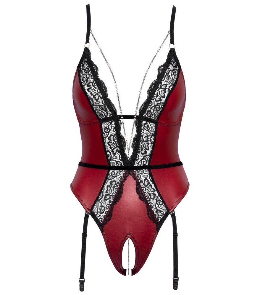 Body ouvert mit Strapsen