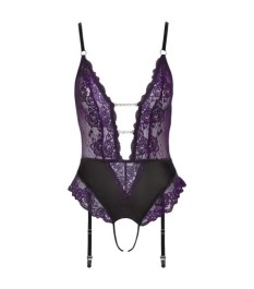 Body aus 2-farbiger Spitze