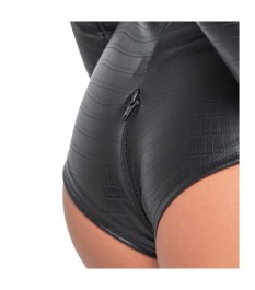 Body in mattglänzender Schlangenhaut-Optik