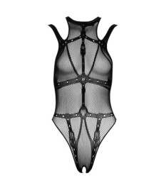 Body aus Spitze mit Mattlook-Riemendetails