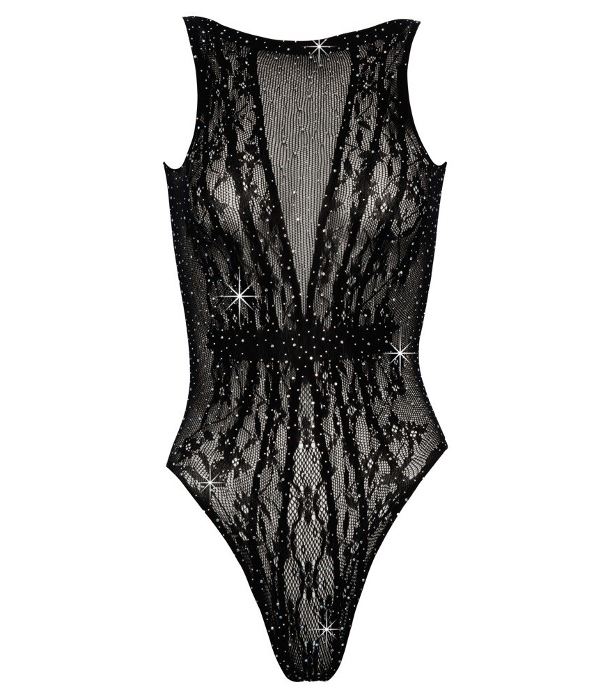 Body “Giselia“ aus Spitze und Powernet