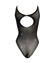 Body mit funkelndem Allover-Strassbesatz