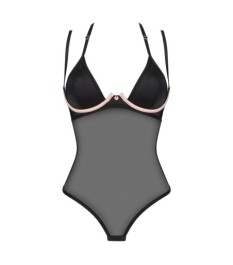 Body “Giselia“ aus Spitze und Powernet, elastisch