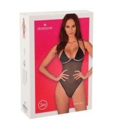 Body aus Powernet und Spitze