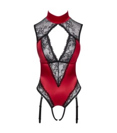 Body ouvert mit abnehmbaren Strapsen