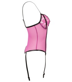 Spitzen-Body mit abnehmbaren Strapsen