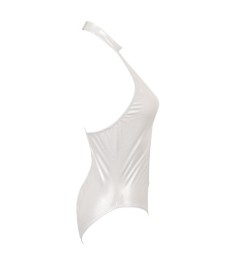 Body aus glitzer-schillerndem Stretchmaterial